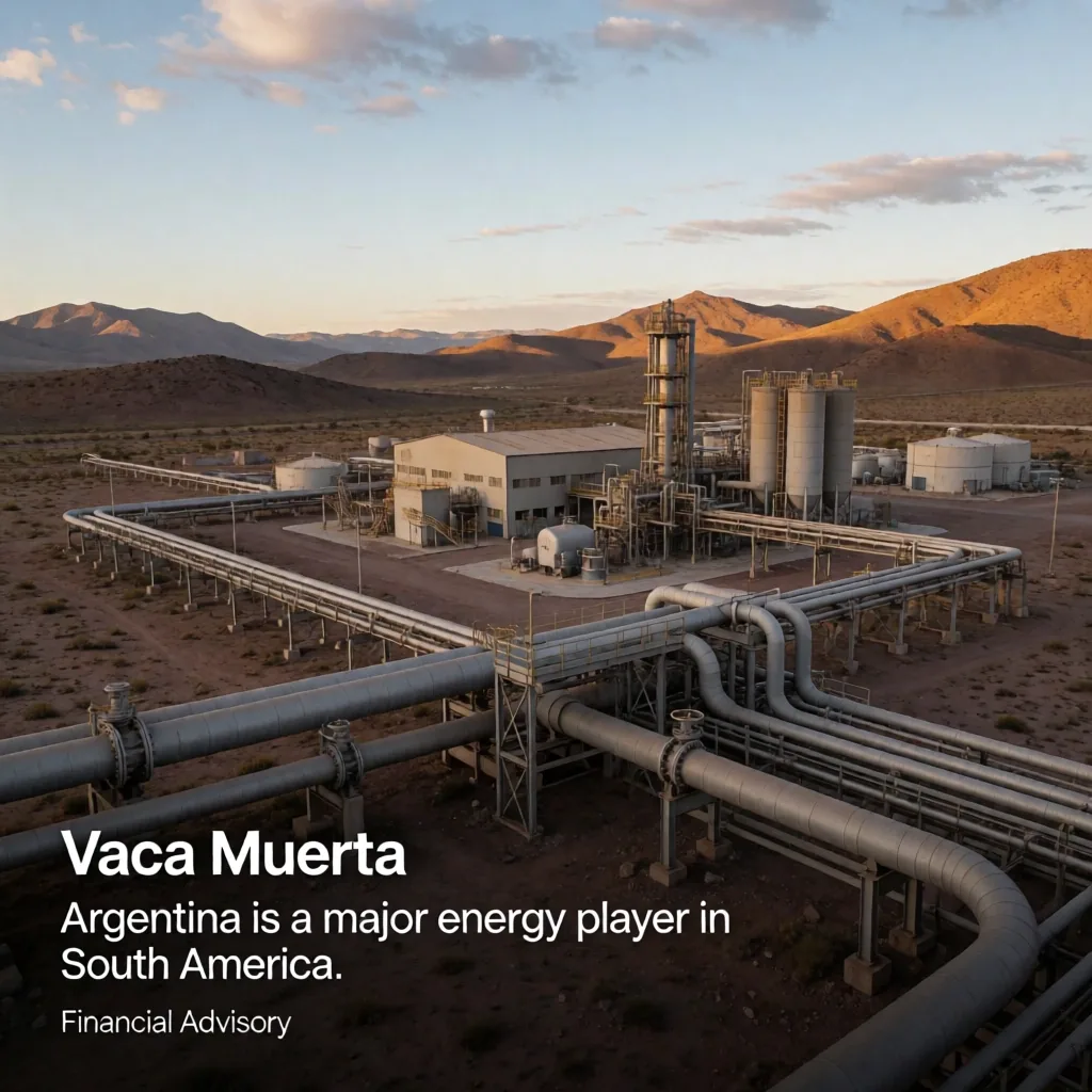 Infraestructura energética en Vaca Muerta